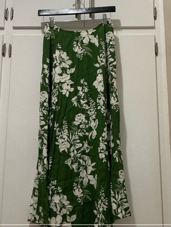 Reformation Dresses & Skirts - Reformation Green Floral Maxi Skirt